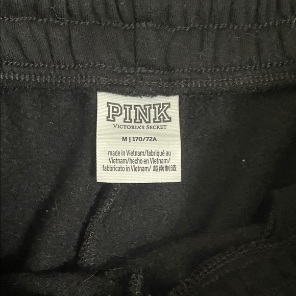 PINK Victoria's Secret Black Lounge Pants - Picture 2 of 3